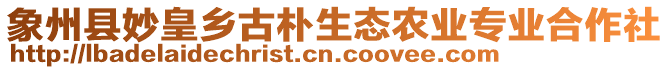 象州縣妙皇鄉(xiāng)古樸生態(tài)農(nóng)業(yè)專業(yè)合作社