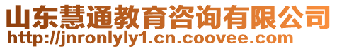 山東慧通教育咨詢有限公司