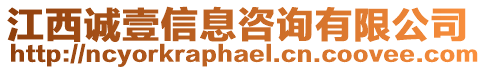 江西誠壹信息咨詢有限公司