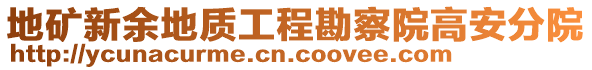 地礦新余地質(zhì)工程勘察院高安分院