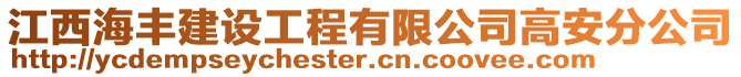 江西海豐建設工程有限公司高安分公司