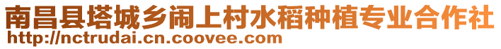 南昌縣塔城鄉(xiāng)鬧上村水稻種植專業(yè)合作社