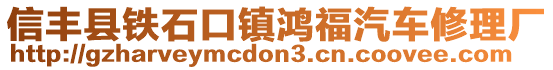 信豐縣鐵石口鎮(zhèn)鴻福汽車修理廠