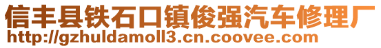 信豐縣鐵石口鎮(zhèn)俊強(qiáng)汽車修理廠