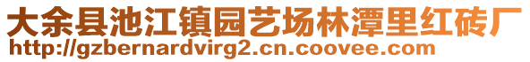 大余縣池江鎮(zhèn)園藝場(chǎng)林潭里紅磚廠