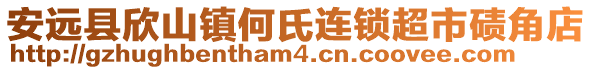安遠(yuǎn)縣欣山鎮(zhèn)何氏連鎖超市磧角店