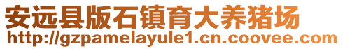 安遠(yuǎn)縣版石鎮(zhèn)育大養(yǎng)豬場