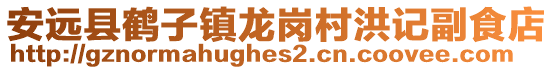 安遠縣鶴子鎮龍崗村洪記副食店