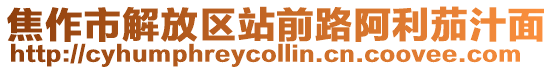 焦作市解放區(qū)站前路阿利茄汁面
