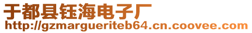 于都縣鈺海電子廠