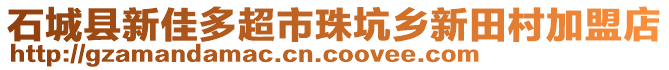 石城縣新佳多超市珠坑鄉(xiāng)新田村加盟店