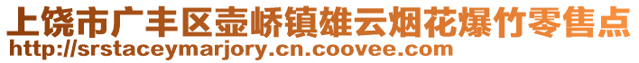 上饒市廣豐區(qū)壺嶠鎮(zhèn)雄云煙花爆竹零售點