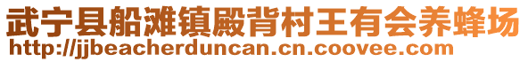 武寧縣船灘鎮(zhèn)殿背村王有會養(yǎng)蜂場