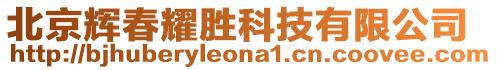 北京輝春耀勝科技有限公司