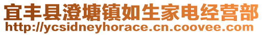 宜豐縣澄塘鎮(zhèn)如生家電經(jīng)營部