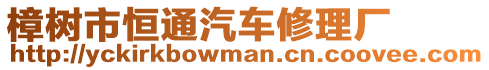 樟樹市恒通汽車修理廠