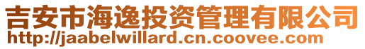 吉安市海逸投資管理有限公司