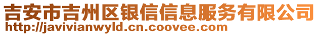 吉安市吉州區(qū)銀信信息服務(wù)有限公司