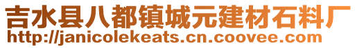 吉水縣八都鎮(zhèn)城元建材石料廠