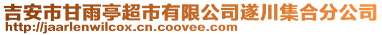 吉安市甘雨亭超市有限公司遂川集合分公司