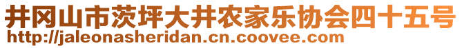 井岡山市茨坪大井農(nóng)家樂(lè)協(xié)會(huì)四十五號(hào)