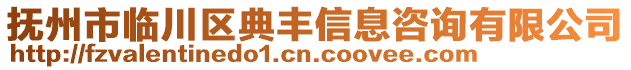 撫州市臨川區(qū)典豐信息咨詢有限公司