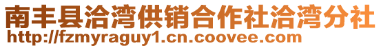 南豐縣洽灣供銷合作社洽灣分社