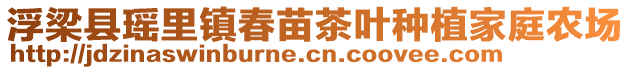 浮梁縣瑤里鎮(zhèn)春苗茶葉種植家庭農(nóng)場