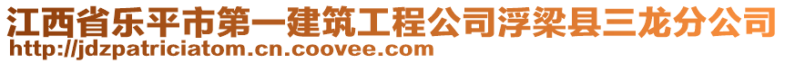 江西省樂平市第一建筑工程公司浮梁縣三龍分公司