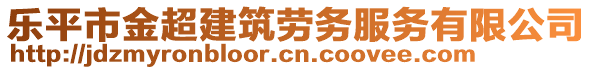 樂平市金超建筑勞務服務有限公司