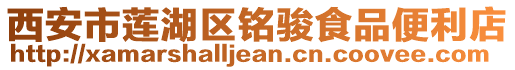 西安市蓮湖區(qū)銘駿食品便利店