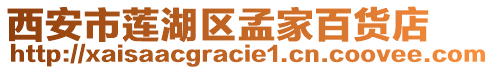 西安市蓮湖區(qū)孟家百貨店