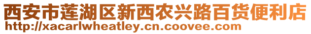 西安市蓮湖區(qū)新西農(nóng)興路百貨便利店