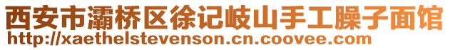 西安市灞橋區(qū)徐記岐山手工臊子面館