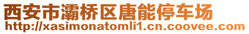 西安市灞橋區唐能停車場