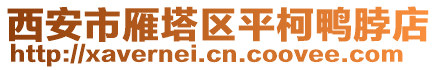 西安市雁塔區(qū)平柯鴨脖店