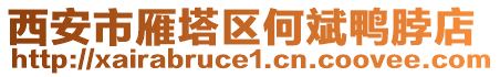 西安市雁塔區(qū)何斌鴨脖店