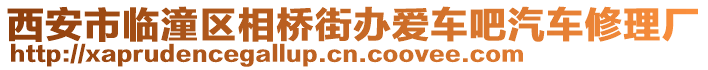 西安市臨潼區(qū)相橋街辦愛車吧汽車修理廠