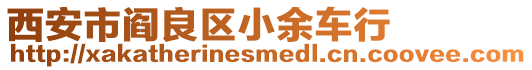 西安市閻良區(qū)小余車行