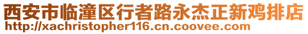 西安市临潼区行者路永杰正新鸡排店