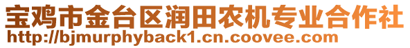 寶雞市金臺區潤田農機專業合作社