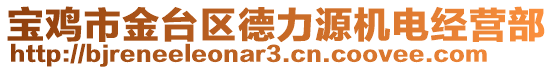 寶雞市金臺區(qū)德力源機電經(jīng)營部