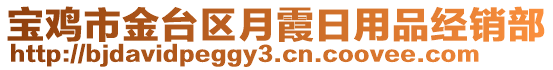 寶雞市金臺區月霞日用品經銷部