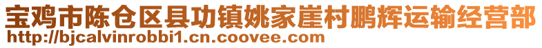 寶雞市陳倉(cāng)區(qū)縣功鎮(zhèn)姚家崖村鵬輝運(yùn)輸經(jīng)營(yíng)部