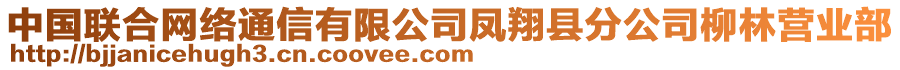 中國聯合網絡通信有限公司鳳翔縣分公司柳林營業部
