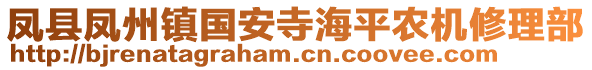 鳳縣鳳州鎮(zhèn)國安寺海平農(nóng)機修理部