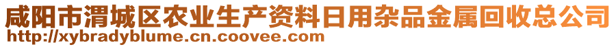 咸陽市渭城區(qū)農(nóng)業(yè)生產(chǎn)資料日用雜品金屬回收總公司