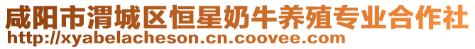 咸陽(yáng)市渭城區(qū)恒星奶牛養(yǎng)殖專業(yè)合作社