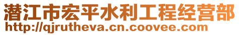 潛江市宏平水利工程經(jīng)營部