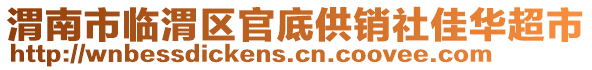 渭南市臨渭區(qū)官底供銷社佳華超市